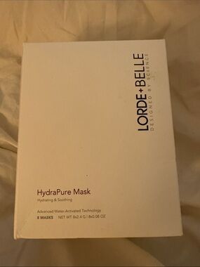 Lorde+Belle HydraPure Masks. 8 masks. Never opened
